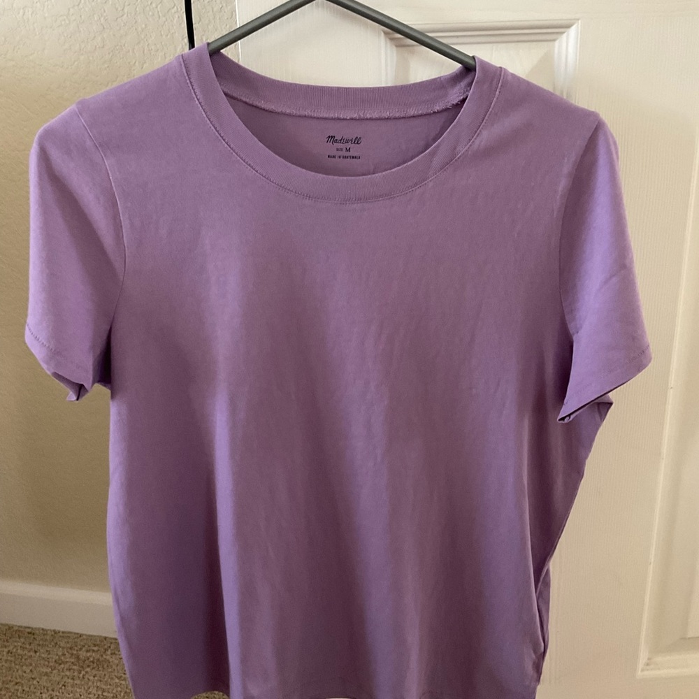 Madewell Northside Vintage Tee Shirt. Aster Bloom
